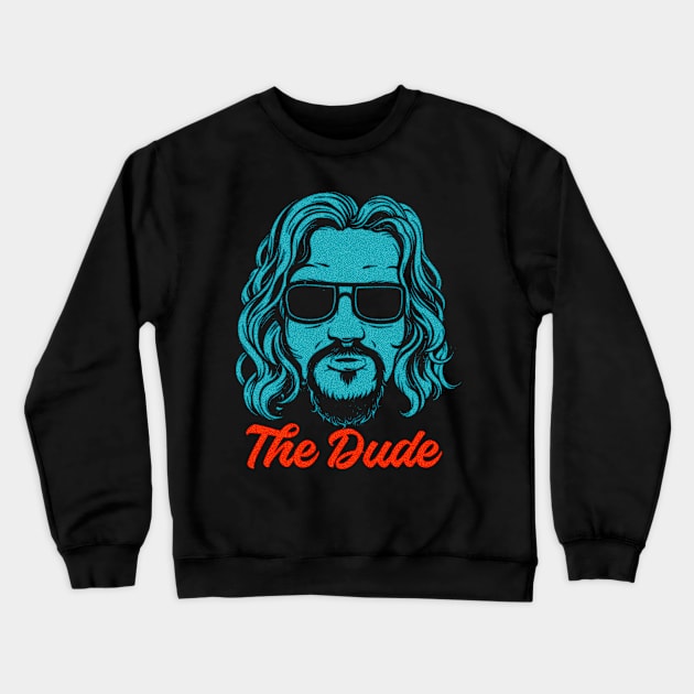 The Dude Retro Overprint Crewneck Sweatshirt by STAR BRIGHT